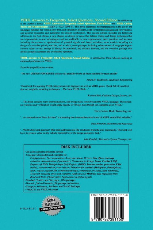Produktbild: VHDL Answers to Frequently Asked Questions