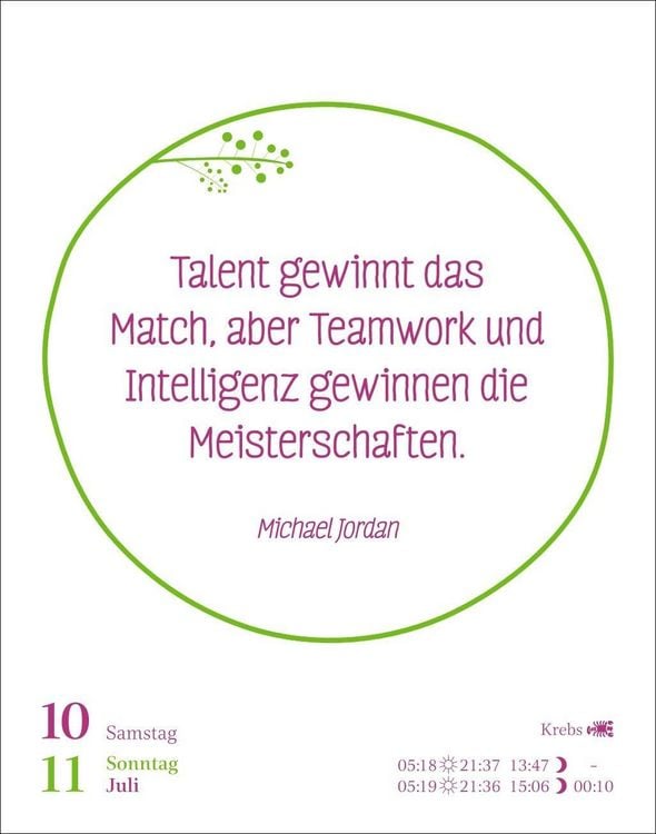 Produktbild: Heute ist dein Tag! Tagesabrei&szlig;kalender 2027 - 313 positive Zitate f&uuml;r 2027