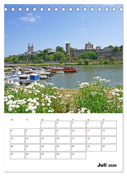 Produktbild: Frankreich erleben (Tischkalender 2026 DIN A5 hoch), CALVENDO Monatskalender