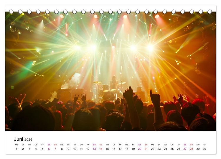 Produktbild: Festival Time (Tischkalender 2026 DIN A5 quer), CALVENDO Monatskalender