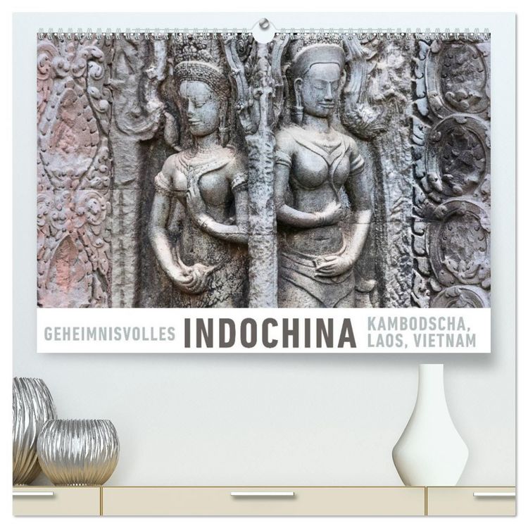 Produktbild: Geheimnisvolles Indochina Kambodscha, Laos, Vietnam (hochwertiger Premium Wandkalender 2027 DIN A2 quer), Kunstdruck in Hochglanz