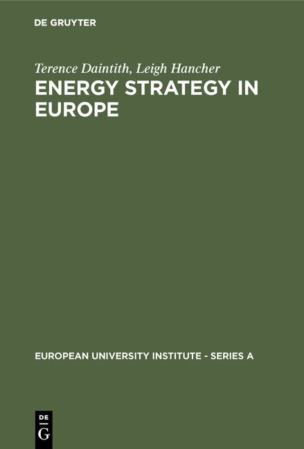 Produktbild: Energy Strategy in Europe