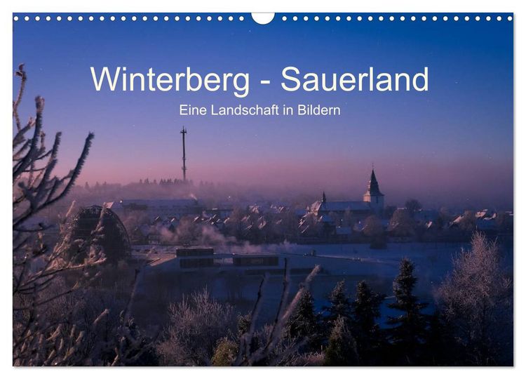 Produktbild: Winterberg - Sauerland - Eine Landschaft in Bildern (Wandkalender 2026 DIN A3 quer), CALVENDO Monatskalender