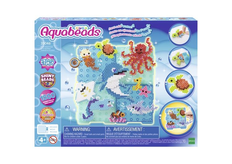 Produktbild: Aquabeads 35046 - Ocean Splash Scene, Ozean Bastelset, Bastelperlen