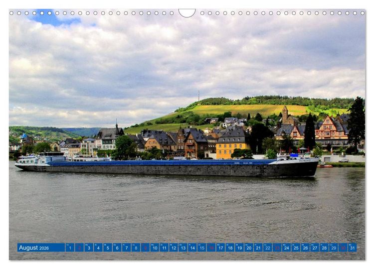 Produktbild: Der wundersch&ouml;nen Mosel entlang &ndash; Von Koblenz bis Trier (Wandkalender 2026 DIN A3 quer), CALVENDO Monatskalender