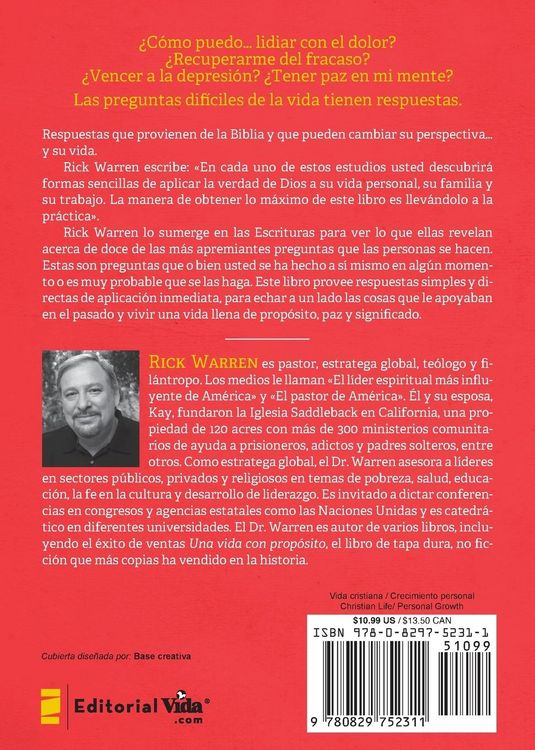 Produktbild: El Respuestas a Las Dificultades de la Vida = Answer to Life's Difficult Questions