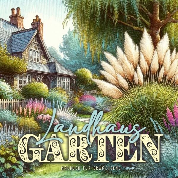 Produktbild: Landhaus Garten Malbuch f&uuml;r Erwachsene
