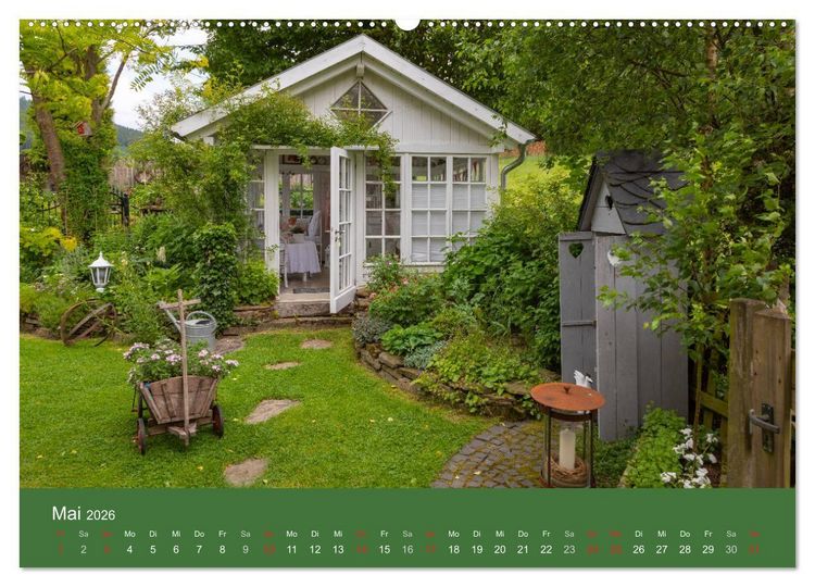 Produktbild: G&auml;rten in Westfalen &ouml;ffnen ihre Pforten (hochwertiger Premium Wandkalender 2026 DIN A2 quer), Kunstdruck in Hochglanz