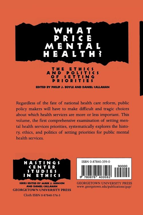 Produktbild: What Price Mental Health?