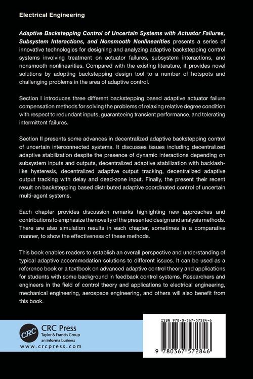 Produktbild: Adaptive Backstepping Control of Uncertain Systems with Actuator Failures, Subsystem Interactions, and Nonsmooth Nonlinearities