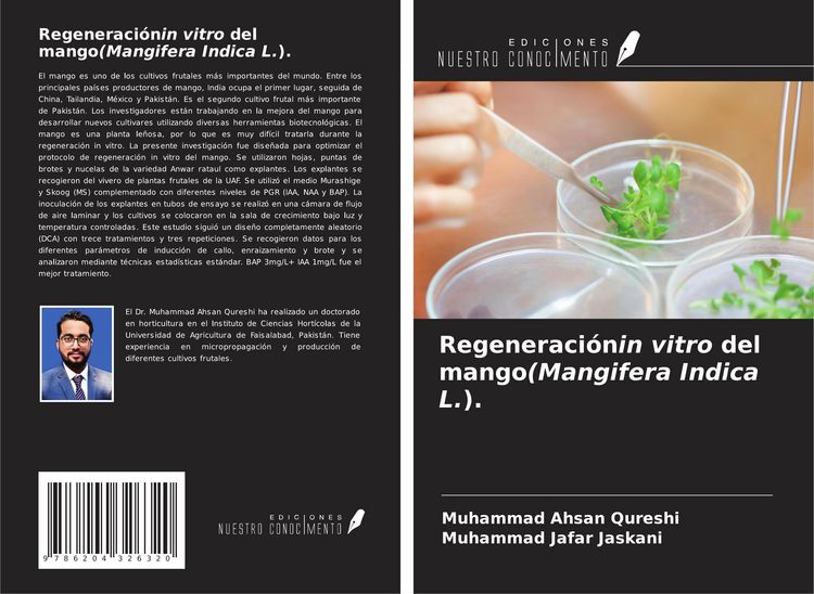 Produktbild: Regeneraci&oacute;nin vitro del mango(Mangifera Indica L.).