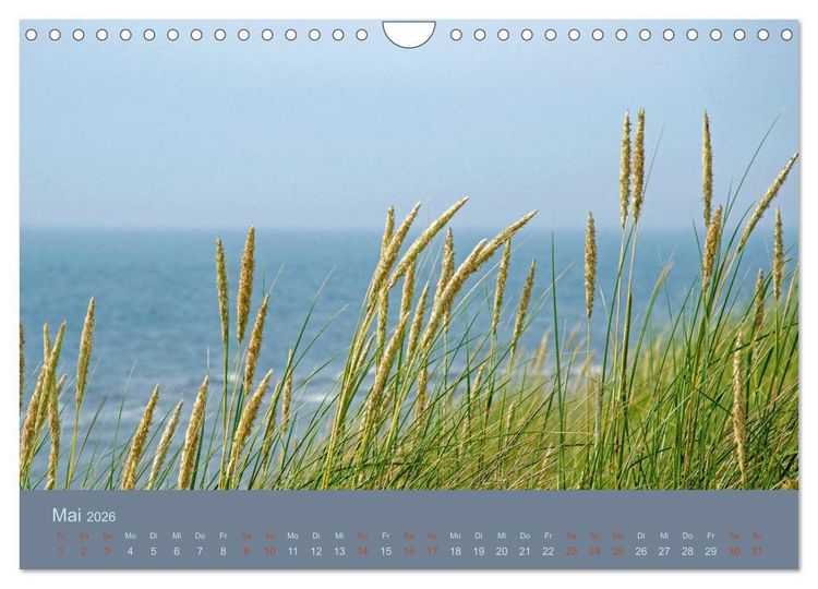 Produktbild: Tag am Meer (Wandkalender 2026 DIN A4 quer), CALVENDO Monatskalender