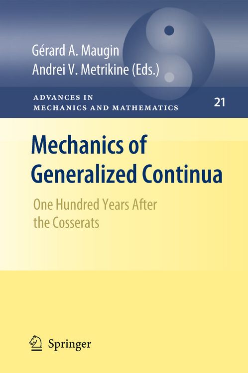 Produktbild: Mechanics of Generalized Continua