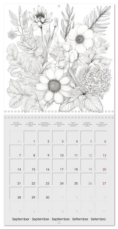 Produktbild: Le monde v&eacute;g&eacute;tal (Calendrier mural carr&eacute; 2026 30x30 cm) Calendrier double avec une page pour vos prises de notes