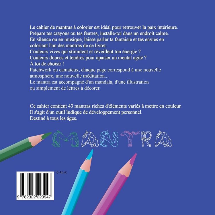 Produktbild: Mon cahier de Mantras &agrave; colorier