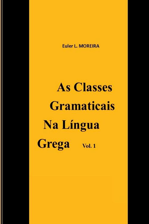 Produktbild: As Classes Gramaticais Na L&iacute;ngua Grega