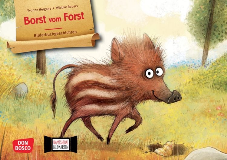 Produktbild: Borst vom Forst. Kamishibai Bildkartenset