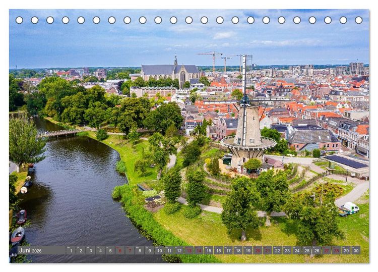 Produktbild: Ein Blick auf Alkmaar (Tischkalender 2026 DIN A5 quer), CALVENDO Monatskalender