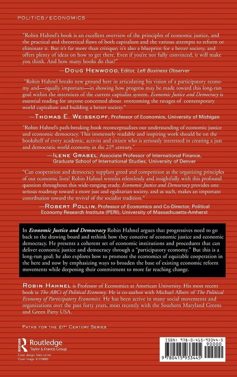 Produktbild: Economic Justice and Democracy