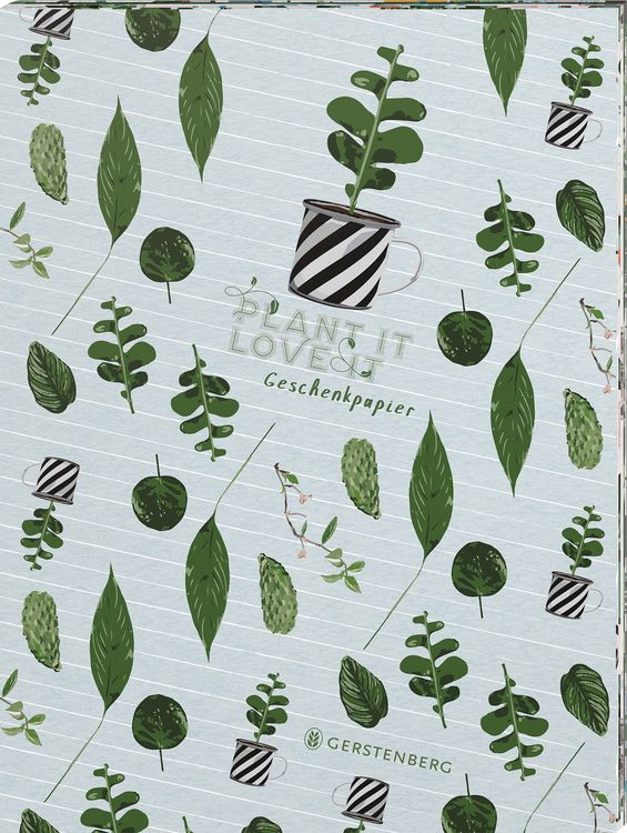 Produktbild: Plant it - Love it! Geschenkpapier-Heft Motiv Pflanzenkinder