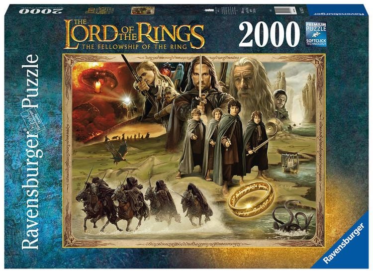 Produktbild: Puzzle Ravensburger LOTR: The Fellowship of the Ring 2000 Teile