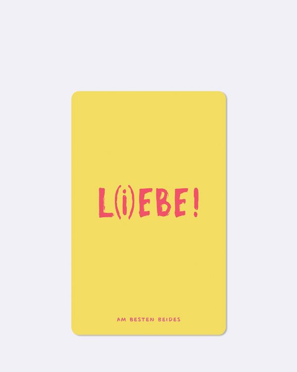 Produktbild: Lunacard Postkarte *Liebe, lebe
