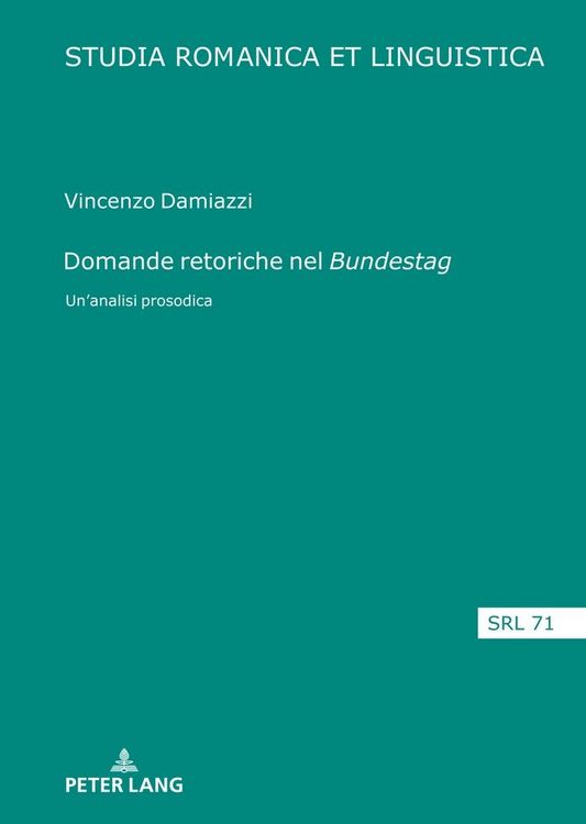 Produktbild: Domande retoriche nel &laquo; Bundestag &raquo;