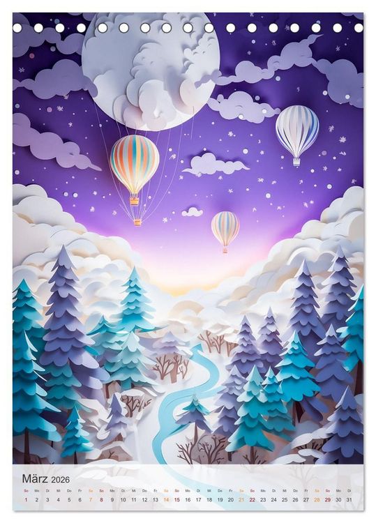 Produktbild: Mein Traumland (Tischkalender 2026 DIN A5 hoch), CALVENDO Monatskalender