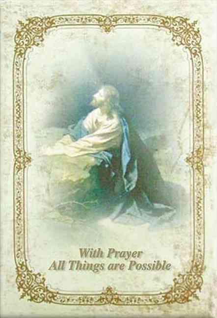 Produktbild: With Prayer All Things Are Possible Prayer Journal: Catholic Edition with Rosary