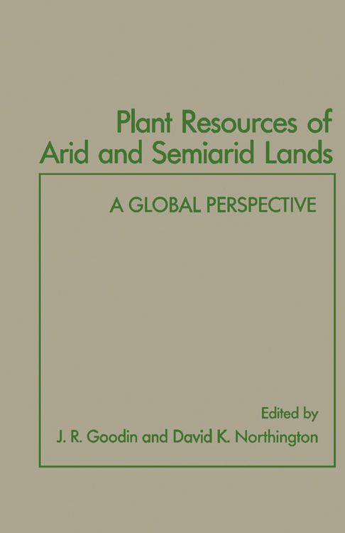 Produktbild: Plant Resources of Arid and Semiarid Lands