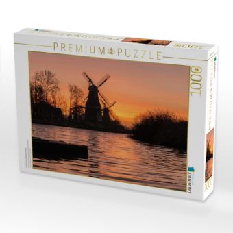 Produktbild: CALVENDO Puzzle Greetsieler Zwillingsm&uuml;hlen | 1000 Teile Lege-Gr&ouml;&szlig;e 64x48cm Foto-Puzzle f&uuml;r gl&uuml;ckliche Stunden