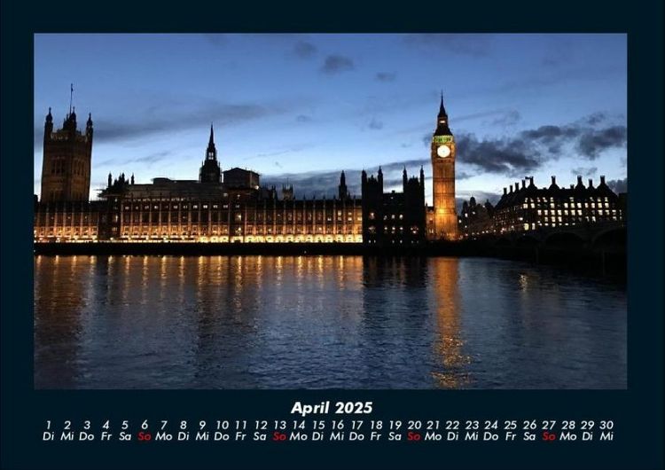 Produktbild: London 2025 Fotokalender DIN A4