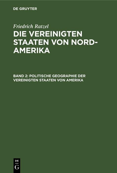 Produktbild: Politische Geographie der Vereinigten Staaten von Amerika
