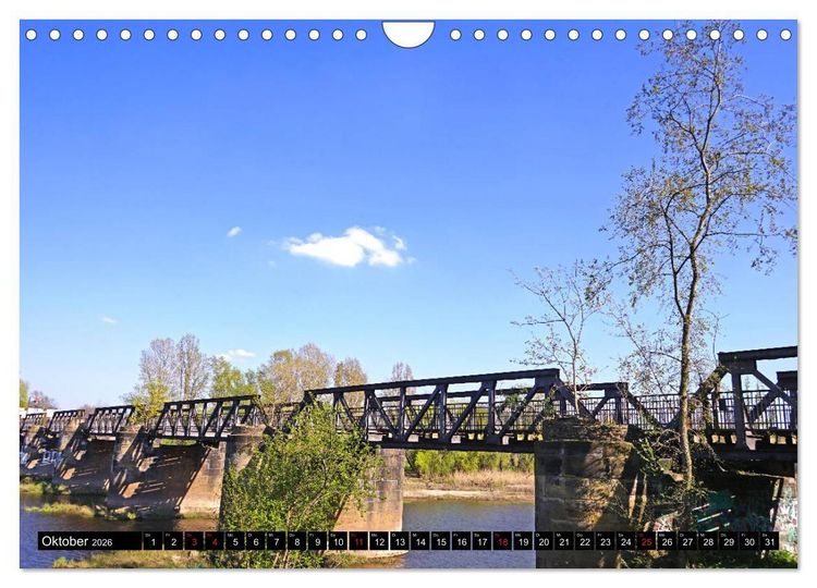 Produktbild: Fr&uuml;hling in Magdeburg (Wandkalender 2026 DIN A4 quer), CALVENDO Monatskalender