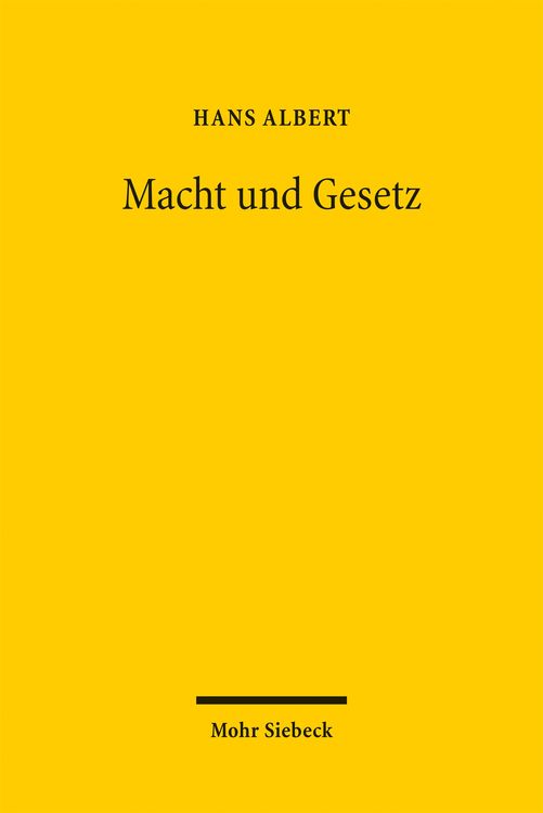 Produktbild: Macht und Gesetz
