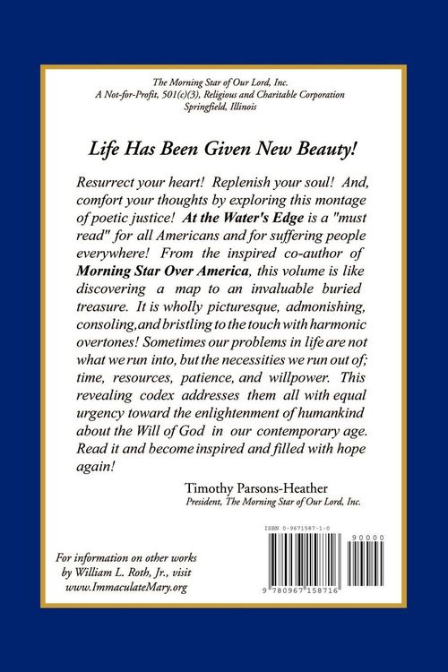 Produktbild: At the Water's Edge - Essays in Faith and Morals