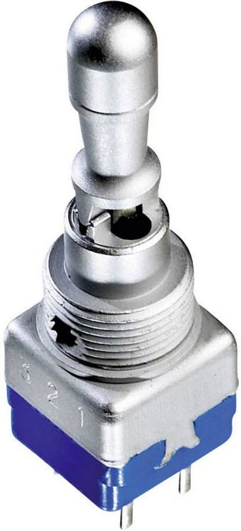 Produktbild: APEM 12147A 12147A Kippschalter 250 V/AC 2A 2 x (Ein)/Aus/(Ein) IP54 tastend/0/tastend 1St.