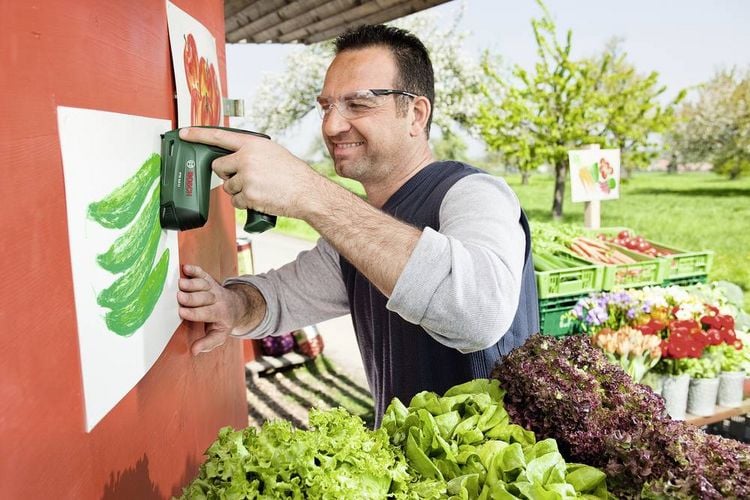 Produktbild: Bosch Home and Garden PTK 0603968203 Akkutacker inkl. Akku, inkl. Ladeger&auml;t