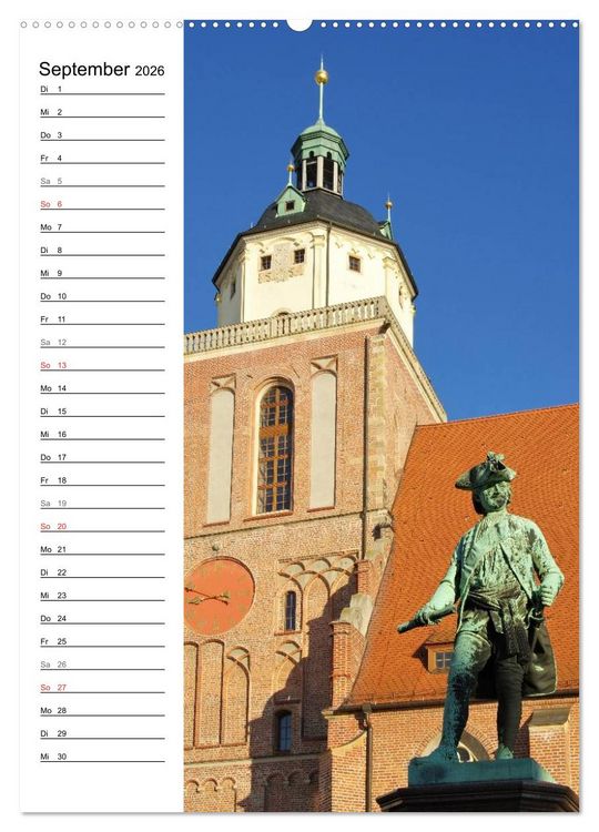 Produktbild: Dessau - Anhaltisches Erbe (Wandkalender 2026 DIN A2 hoch), CALVENDO Monatskalender