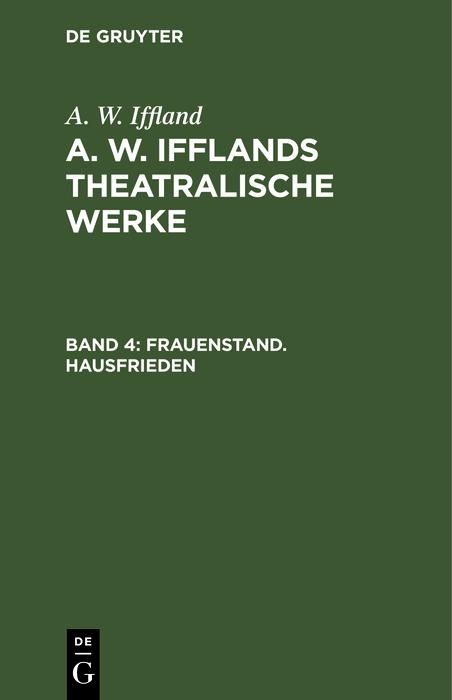 Produktbild: Frauenstand. Hausfrieden