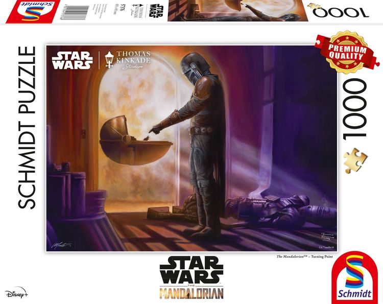 Produktbild: Lucas Film, The Mandalorian, Turning point, Thomas Kinkade Puzzle 1.000 Teile - LUCAS FILM