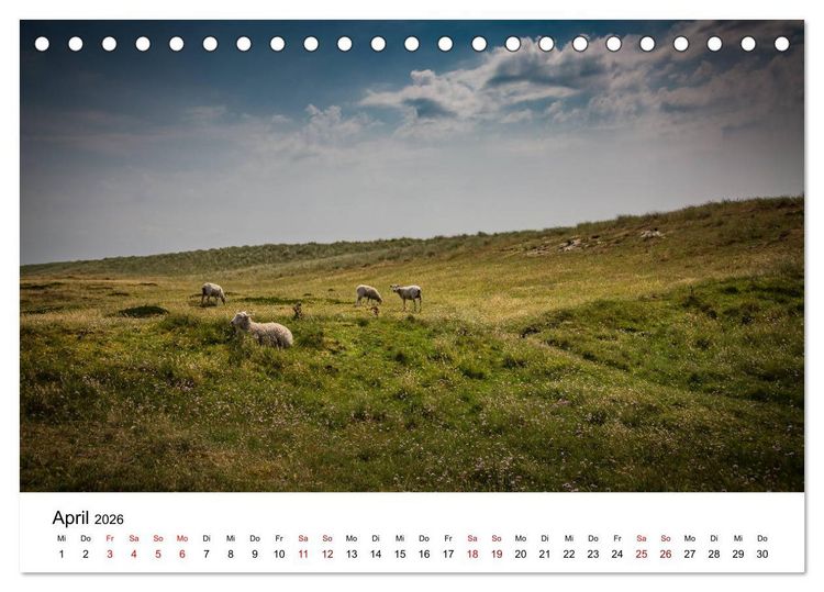 Produktbild: Ein Sommer auf Sylt (Tischkalender 2026 DIN A5 quer), CALVENDO Monatskalender