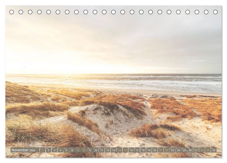Produktbild: Jutland - D&auml;nemarks Nordseek&uuml;ste (Tischkalender 2026 DIN A5 quer), CALVENDO Monatskalender