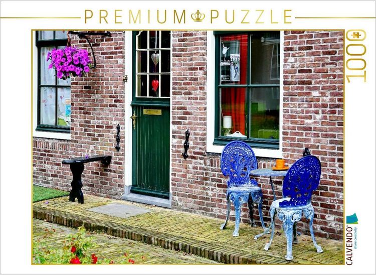 Produktbild: CALVENDO Puzzle St&uuml;hle in blau | 1000 Teile Lege-Gr&ouml;&szlig;e 64x48cm Foto-Puzzle f&uuml;r gl&uuml;ckliche Stunden