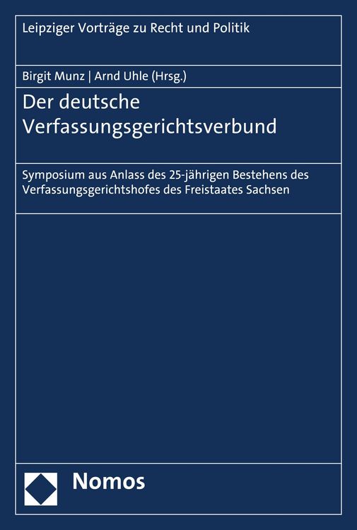 Produktbild: Der deutsche Verfassungsgerichtsverbund