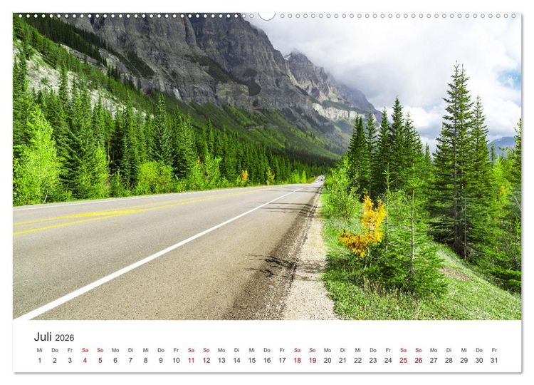 Produktbild: Glacier Nationalpark - Eine Reise in den bezaubernden Nationalpark. (hochwertiger Premium Wandkalender 2026 DIN A2 quer), Kunstdruck in Hochglanz