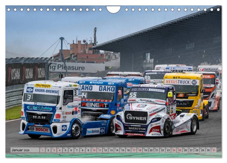 Produktbild: Best of TRUCK RACING (Wandkalender 2026 DIN A4 quer), CALVENDO Monatskalender