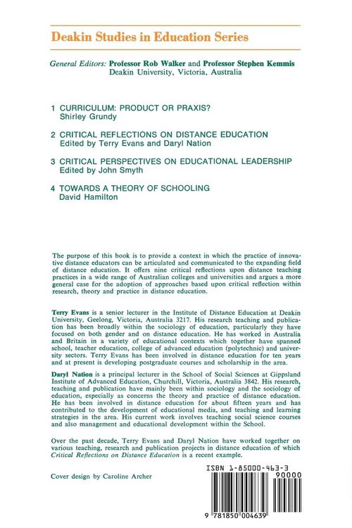 Produktbild: Critical Reflections On Dist.
