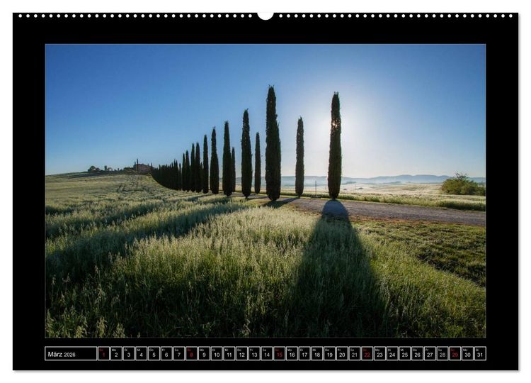 Produktbild: Toskana - Die Magie des Val d'Orcia (Wandkalender 2026 DIN A2 quer), CALVENDO Monatskalender