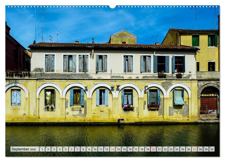 Produktbild: Chioggia - Venedigs kleine Schwester (hochwertiger Premium Wandkalender 2026 DIN A2 quer), Kunstdruck in Hochglanz